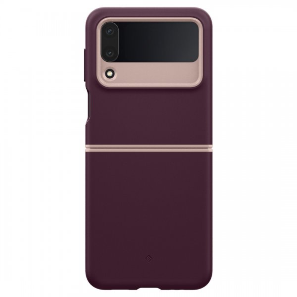 Caseology Samsung Galaxy Z Flip 4 -suojakuori Nano Pop Burgundy Bean