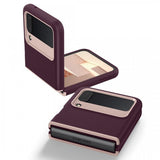 Caseology Samsung Galaxy Z Flip 4 -suojakuori Nano Pop Burgundy Bean
