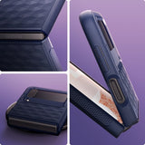 Caseology Samsung Galaxy Z Flip 4 -kuori, Parallax Midnight Blue