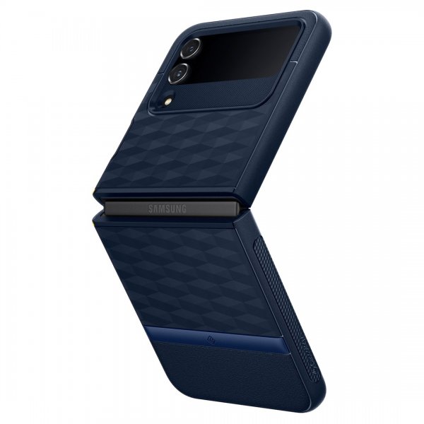 Caseology Samsung Galaxy Z Flip 4 -kuori, Parallax Midnight Blue