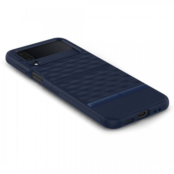 Caseology Samsung Galaxy Z Flip 4 -kuori, Parallax Midnight Blue
