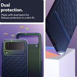 Caseology Samsung Galaxy Z Flip 4 -kuori, Parallax Midnight Blue