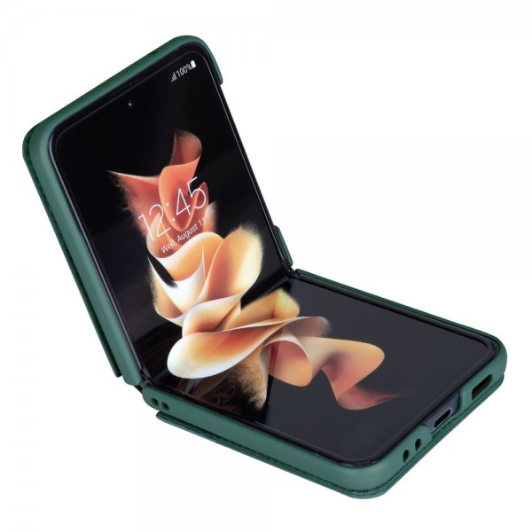 Nillkin Samsung Galaxy Z Flip 4 -kuori Qin Series, vihreä