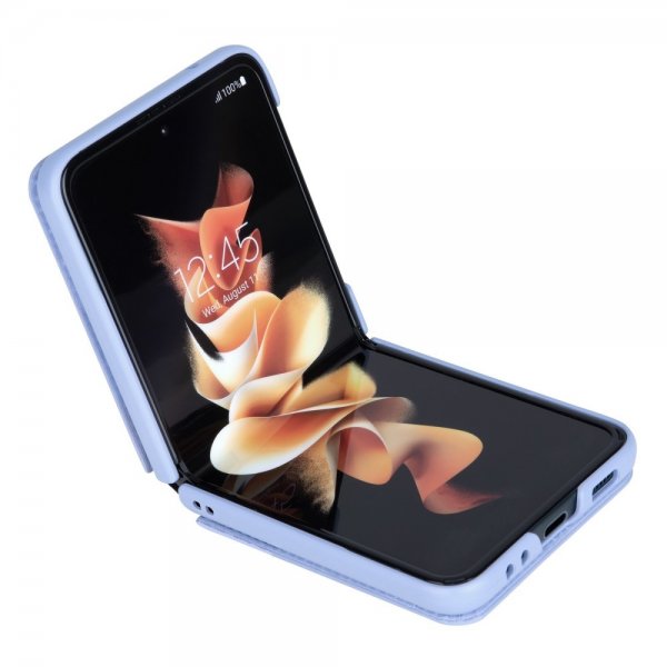 Nillkin Samsung Galaxy Z Flip 4 -suojakuori Qin Series, violetti