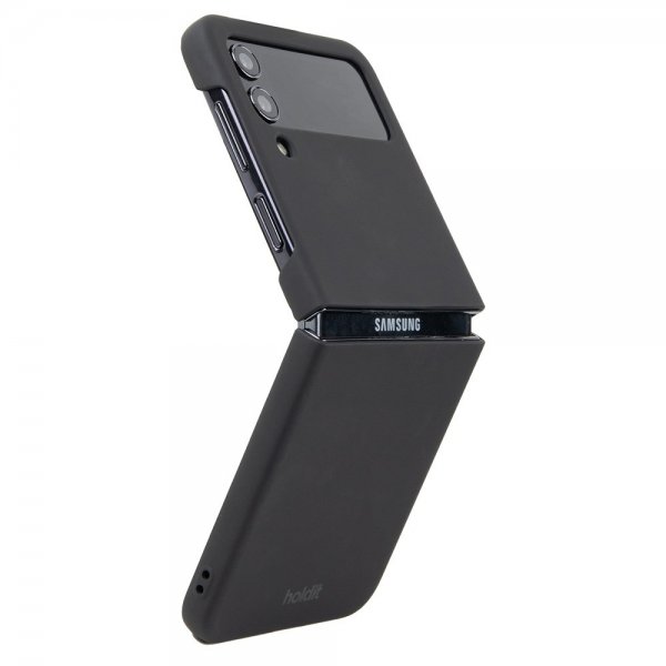 holdit Samsung Galaxy Z Flip 4 Kuori Slim Case Musta