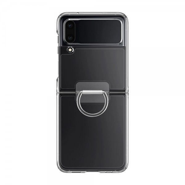 Spigen Samsung Galaxy Z Flip 4 Suojakuori Thin Fit Ring My Sketch Crystal Clear