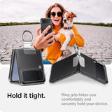 Spigen Samsung Galaxy Z Flip 4 Suojakuori Thin Fit Ring My Sketch Crystal Clear