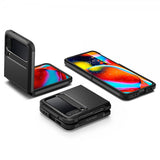Spigen Samsung Galaxy Z Flip 4 Tough Armor -suojakuori, musta