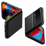 Spigen Samsung Galaxy Z Flip 4 Tough Armor -suojakuori, musta