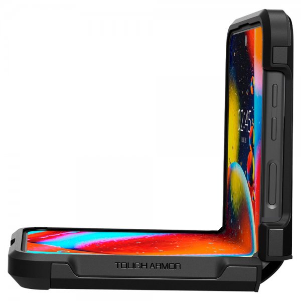 Spigen Samsung Galaxy Z Flip 4 Tough Armor -suojakuori, musta