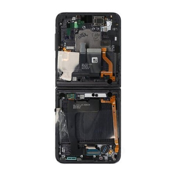Samsung Galaxy Z Flip 4 näyttö ja LCD-paneeli – Grafiitti