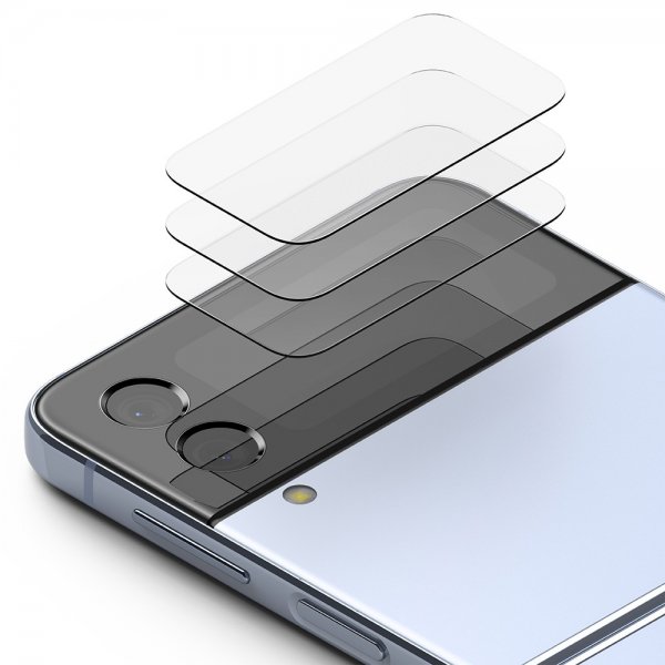 Ringke Samsung Galaxy Z Flip 4 -näytönsuoja (Cover Display Protector Glass) 3 kpl