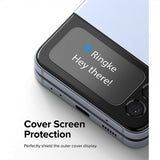 Ringke Samsung Galaxy Z Flip 4 -näytönsuoja (Cover Display Protector Glass) 3 kpl