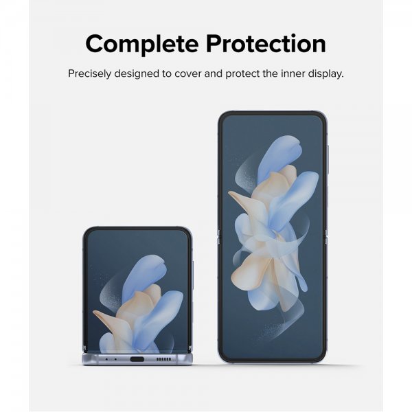 Ringke Samsung Galaxy Z Flip 4 -näytönsuoja Dual Easy Film 2-pakkaus