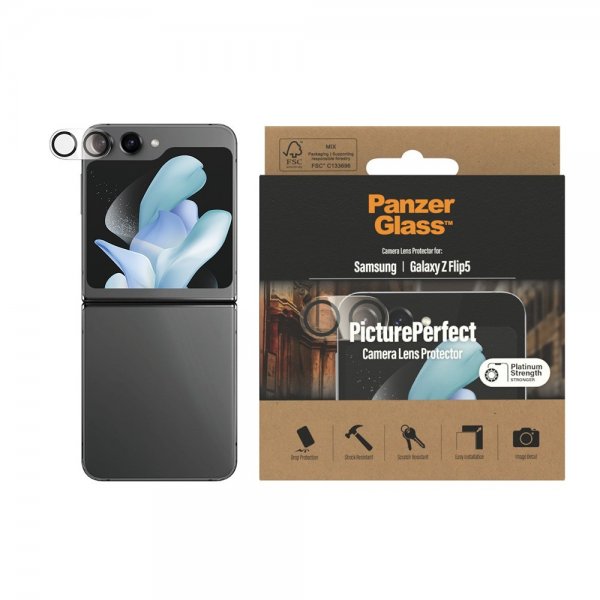 PanzerGlass Samsung Galaxy Z Flip 5 Kameran suoja PicturePerfect