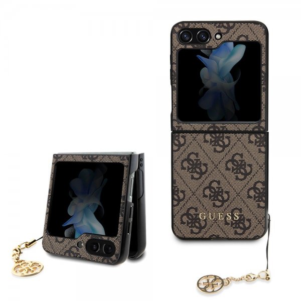 Arvaa Samsung Galaxy Z Flip 5 Kuori 4G Charm Ruskea