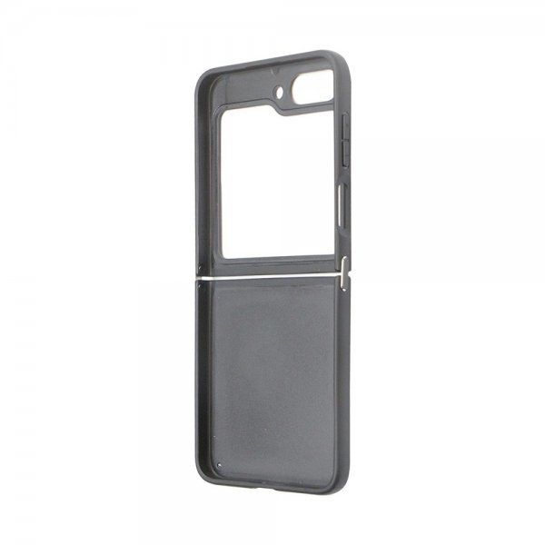 Guess Samsung Galaxy Z Flip 5 Kuori 4G Metal Triangle Strass Musta