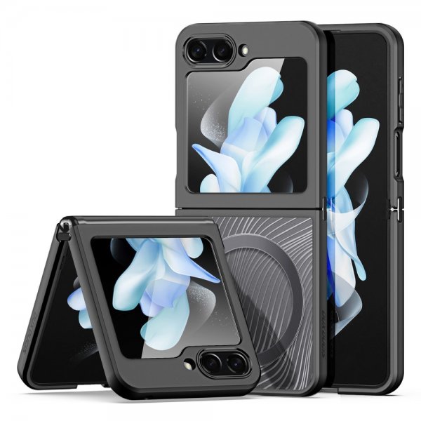Dux Ducis Samsung Galaxy Z Flip 5 Kuori Aimo Series MagSafe Musta