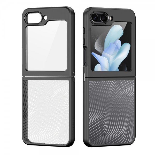 Dux Ducis Samsung Galaxy Z Flip 5 Suojakuori Aimo Series Musta