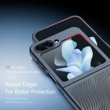 Dux Ducis Samsung Galaxy Z Flip 5 Suojakuori Aimo Series Musta