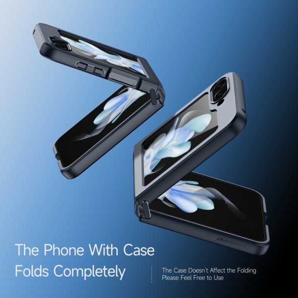 Dux Ducis Samsung Galaxy Z Flip 5 Suojakuori Aimo Series Musta
