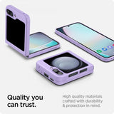 Spigen Samsung Galaxy Z Flip 5 Suojakuori Air Skin Rose Purple