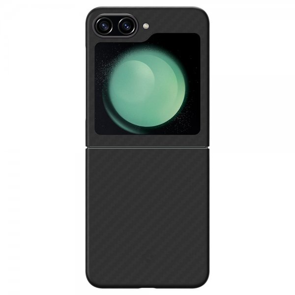 Spigen Samsung Galaxy Z Flip 5 -suojakuori Air Skin, musta