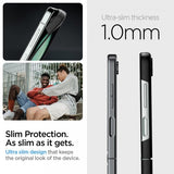 Spigen Samsung Galaxy Z Flip 5 -suojakuori Air Skin, musta