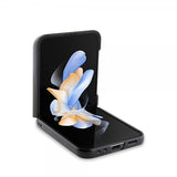 BMW Samsung Galaxy Z Flip 5 Kuoret, hiilikuitujäljitelmä, metallilogo, musta
