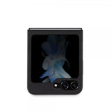 Karl Lagerfeld Samsung Galaxy Z Flip 5 Suojakuori NFT Karl & Choupette Pin Saffiano Musta