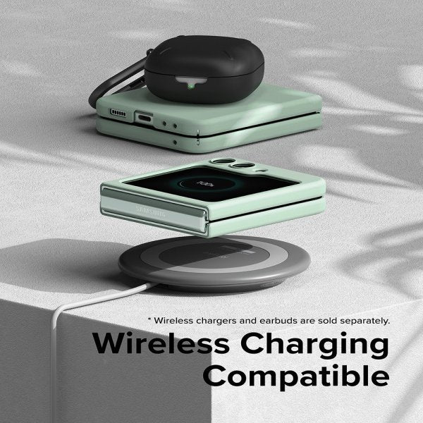 Ringke Samsung Galaxy Z Flip 5 -suojakuori, Slim Mint