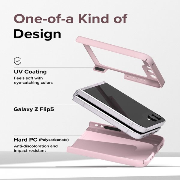 Ringke Samsung Galaxy Z Flip 5 -suojakuori Slim Strawberry