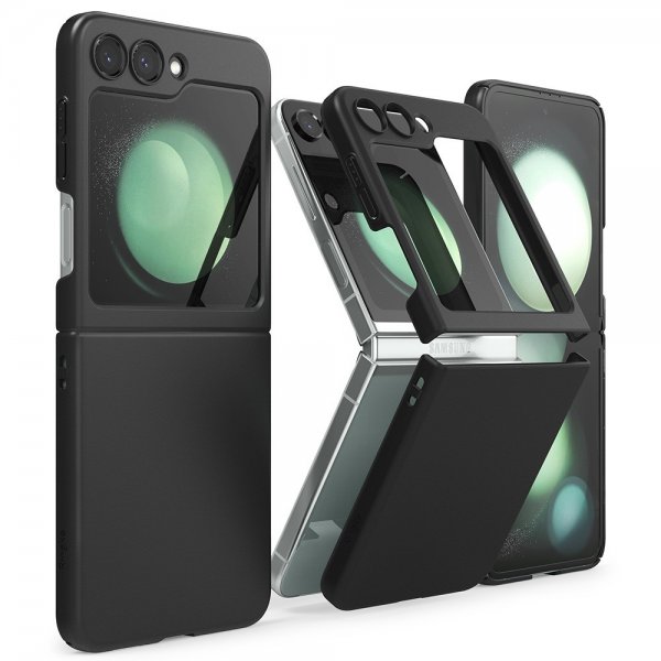 Ringke Samsung Galaxy Z Flip 5 -suojakuori Slim, musta
