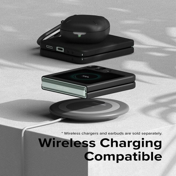 Ringke Samsung Galaxy Z Flip 5 -suojakuori Slim, musta