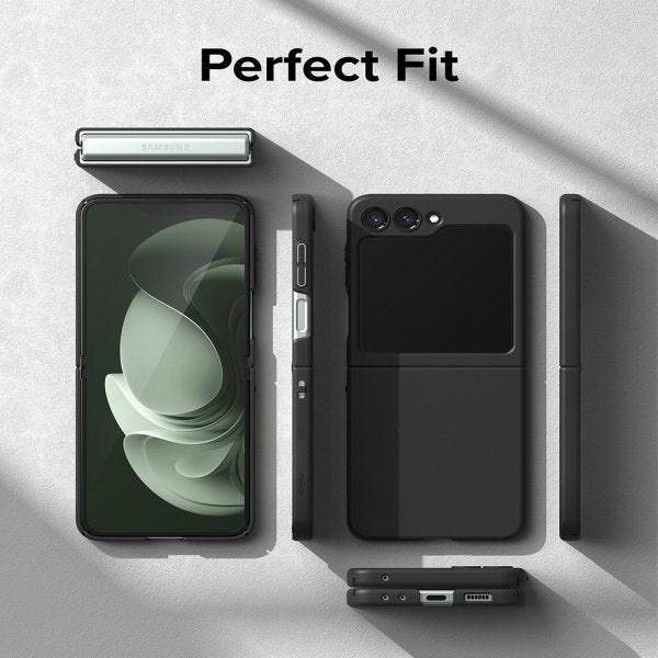 Ringke Samsung Galaxy Z Flip 5 -suojakuori Slim, musta