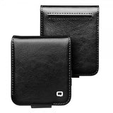 Qialino Samsung Galaxy Z Flip 6/Flip 7 FE Nahkakotelo Läpällä, Musta
