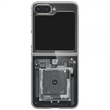 Spigen Samsung Galaxy Z Flip 6/Galaxy Z Flip 7 FE -kuori Air Skin Zero One, musta