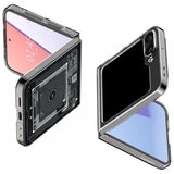 Spigen Samsung Galaxy Z Flip 6/Galaxy Z Flip 7 FE -kuori Air Skin Zero One, musta