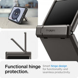 Spigen Samsung Galaxy Z Flip 6/Galaxy Z Flip 7 FE -suojakuori Tough Armor Pro Gunmetal