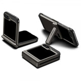 Spigen Samsung Galaxy Z Flip 6/Galaxy Z Flip 7 FE -suojakuori Tough Armor Pro Gunmetal