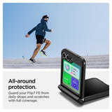 Spigen Samsung Galaxy Z Flip 6/Galaxy Z Flip 7 FE -suojakuori Tough Armor Pro MagFit Musta