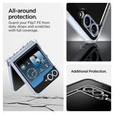 Spigen Samsung Galaxy Z Flip 6/Galaxy Z Flip 7 FE Kuori Ultra Hybrid Pro MagFit kirkas valkoinen