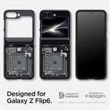 Spigen Samsung Galaxy Z Flip 6/Galaxy Z Flip 7 FE Kuori Ultra Hybrid Pro Zero One Musta