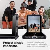 Spigen Samsung Galaxy Z Flip 6/Galaxy Z Flip 7 FE Kuori Ultra Hybrid Pro Zero One Musta