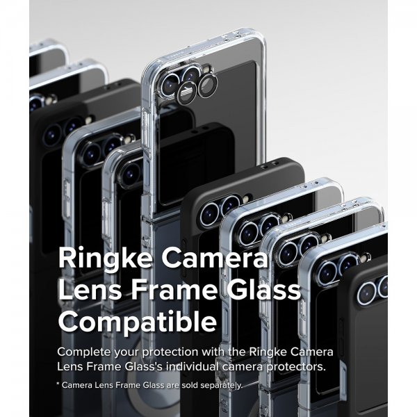 Ringke Samsung Galaxy Z Flip 6/Flip 7 FE Kameran Linssinsuojus Kehys 2-pakkaus