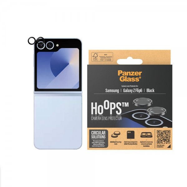 PanzerGlass Samsung Galaxy Z Flip 6/Flip 7 FE Kameran suojus Hoops