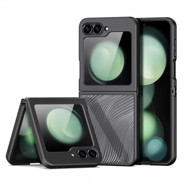 Dux Ducis Samsung Galaxy Z Flip 6/Flip 7 FE Aimo Series -kuori, musta