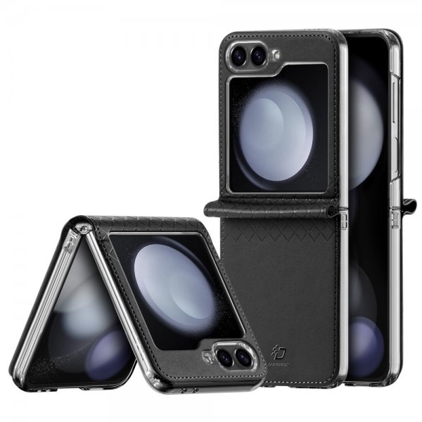 Dux Ducis Samsung Galaxy Z Flip 6/Flip 7 FE suojakuori Bril Series musta