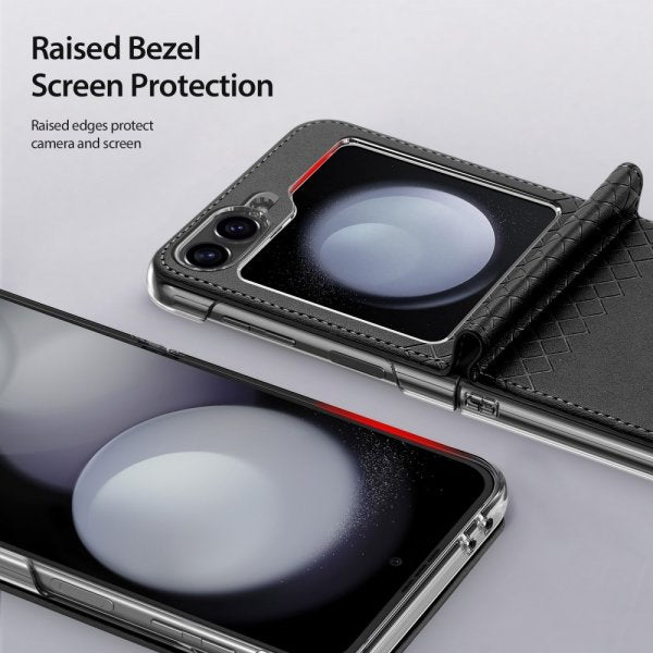Dux Ducis Samsung Galaxy Z Flip 6/Flip 7 FE suojakuori Bril Series musta