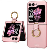 GKK Samsung Galaxy Z Flip 6/Flip 7 FE Kuori Sormussuojus Ruusukulta